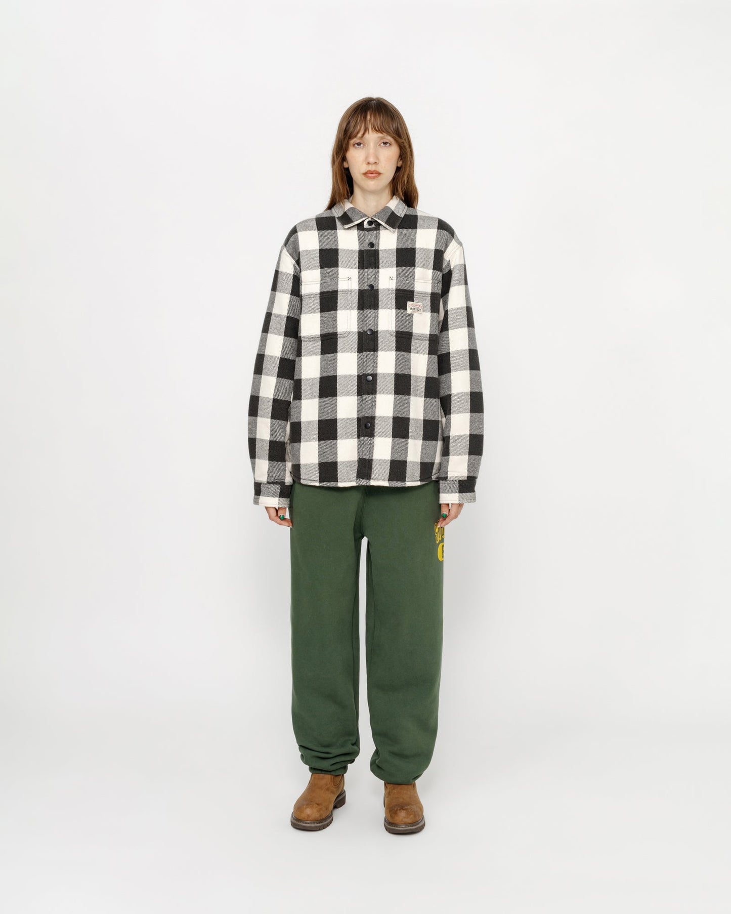 SHERPA LINED BUFFALO PLAID SHIRT