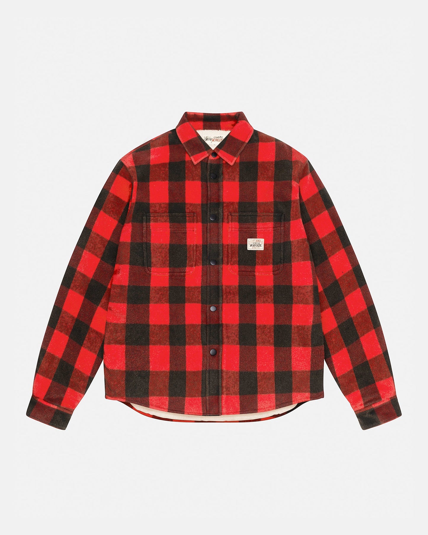 SHERPA LINED BUFFALO PLAID SHIRT