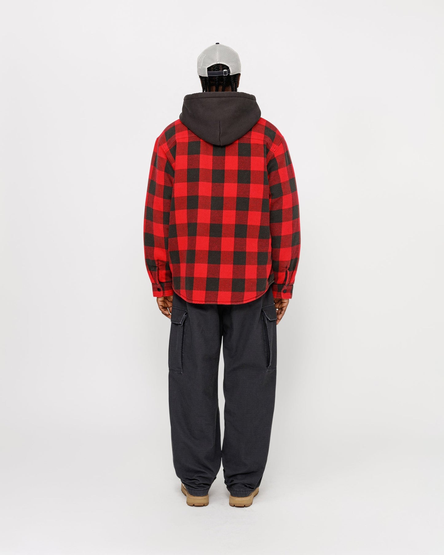 SHERPA LINED BUFFALO PLAID SHIRT