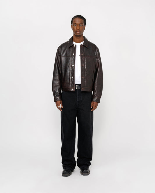 TRUCKER JACKET LEATHER