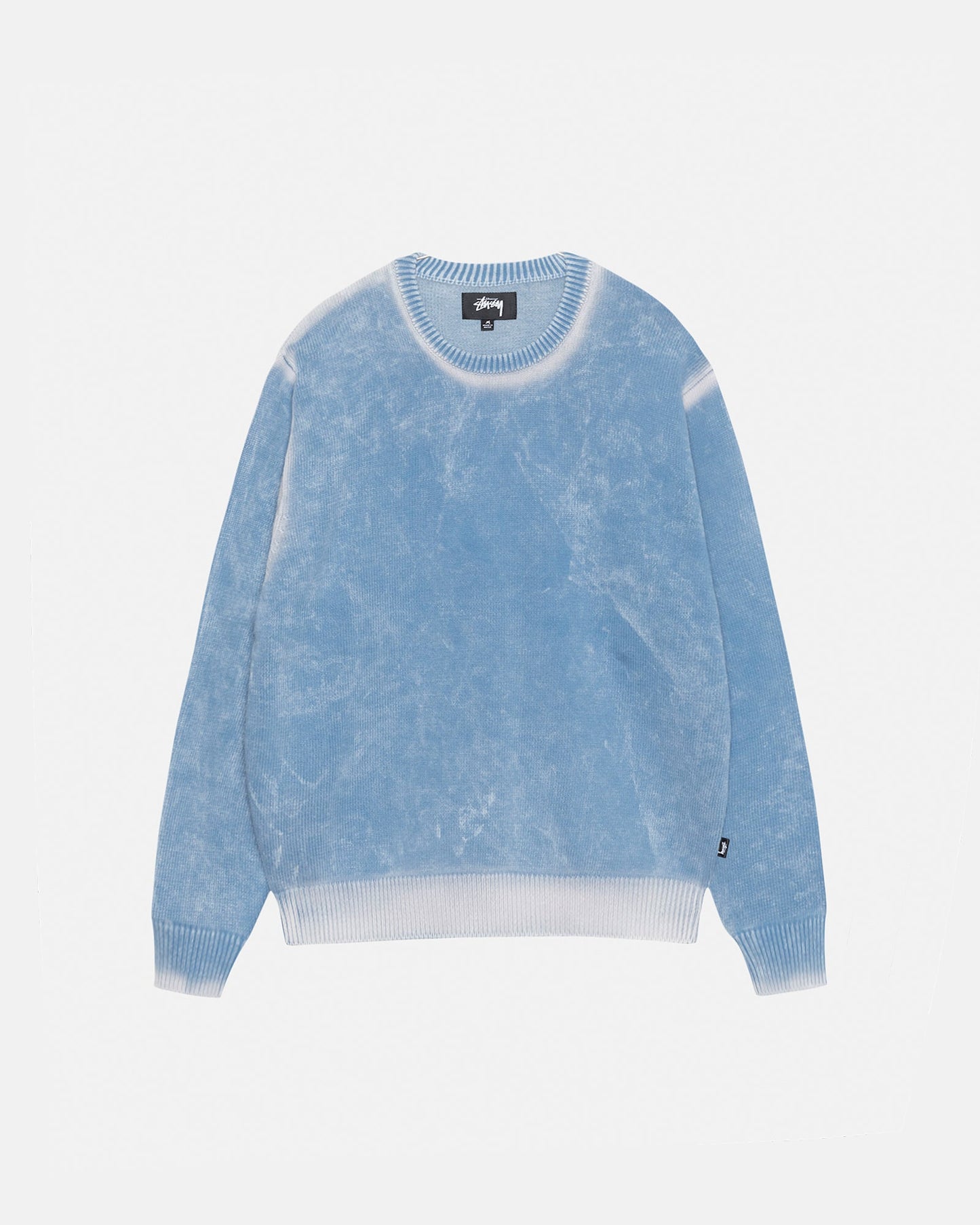 FADED COTTON KNIT CREW