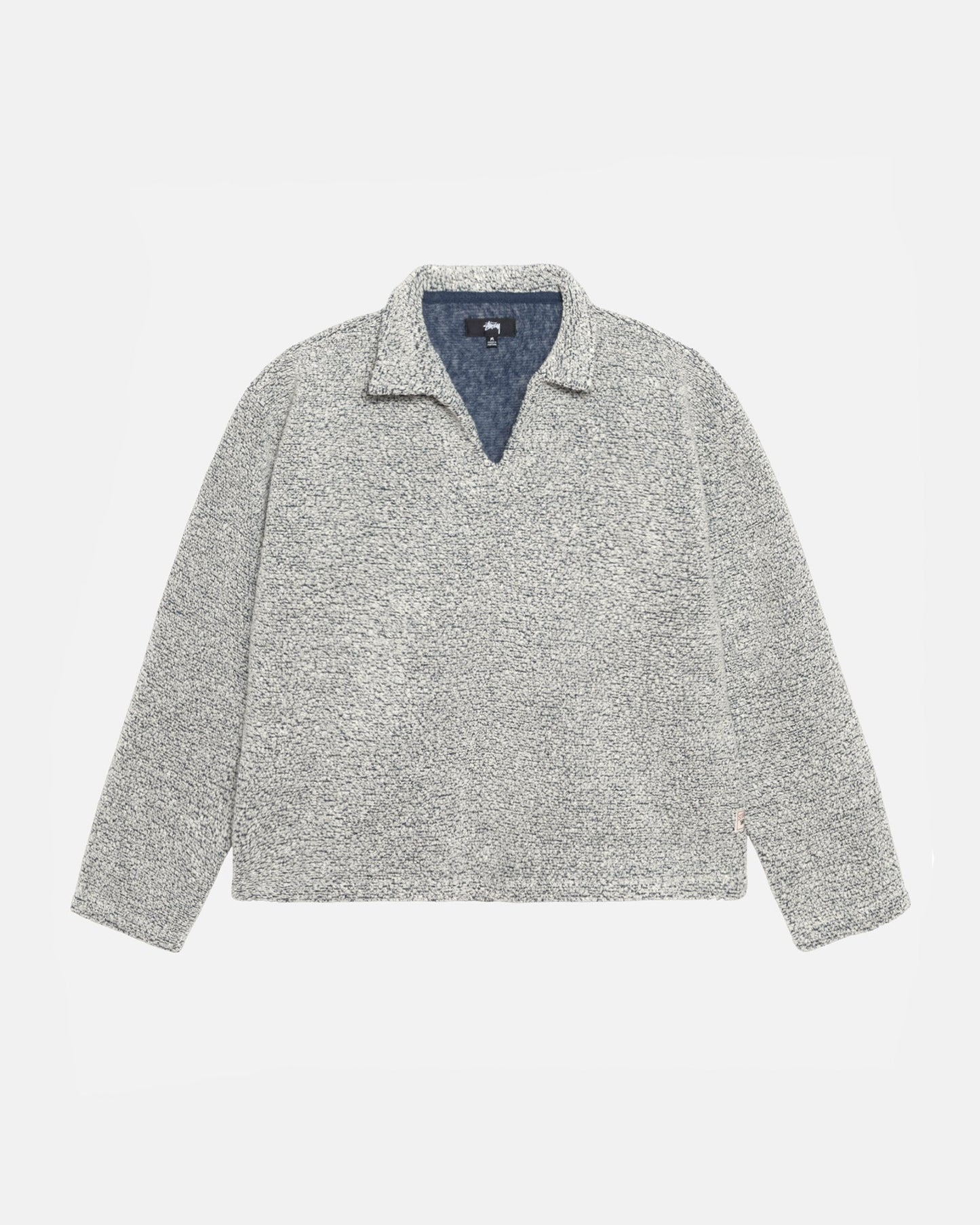 WOOL BLEND SHERPA PULLOVER